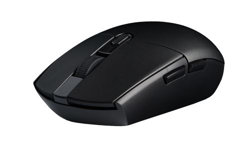 Myš C-TECH WLM-06S, černo-grafitová, bezdrátová, silent mouse, 1600DPI, 6 tlačítek, USB na