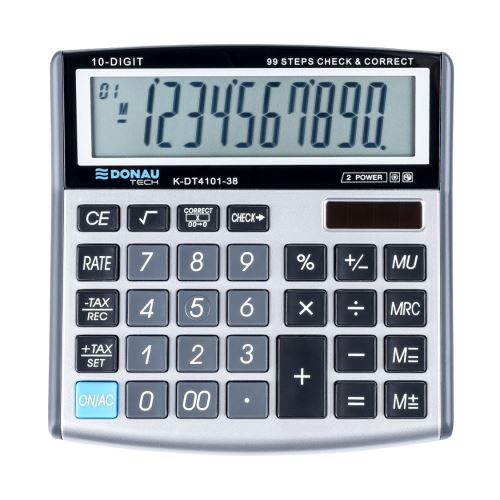 Kalkulačka DONAU 4101, 10místná, stříbrná