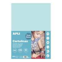 APLI barevný papír, A4, 170 g, světle modrý