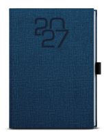 Denní diář - David - Fabric - A5 - modrá