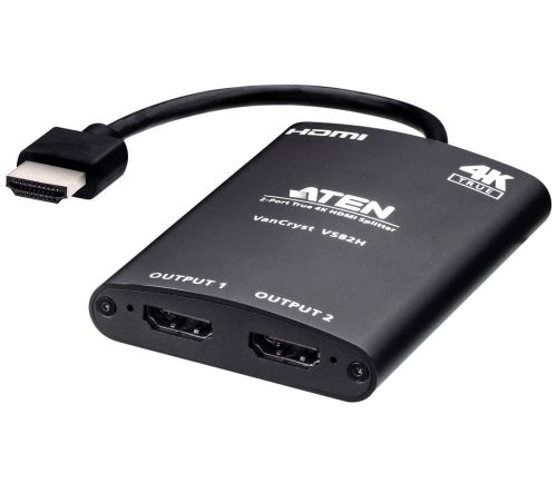 ATEN 2 port HDMI 2.0 splitter 1-2 True 4K@60Hz,HDR