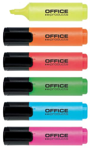 Zvýrazňovač sada 6 barev š. stopy 2-5 mm Office Product