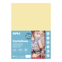 APLI barevný papír, A4, 170 g, vanilkový