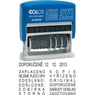 Datumka COLOP S 120/WD 104975 datum+text
