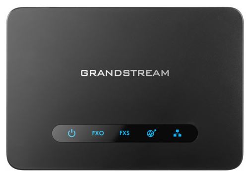 Grandstream HT813 1FXS,1FXO ATA brána, 2 SIP úč, 2x100Mb LAN, NAT router, 3-way konf., pro