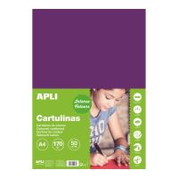 APLI barevný papír, A4, 170 g, nachový