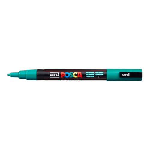 Posca popisovač PC-3M, 0,9 - 1,3 mm, smaragdová (31)