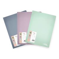 Spoko ReLeaf kroužkový pořadač, 4RO, 35 mm, A4, PP, SoftTouch, šedý (1)