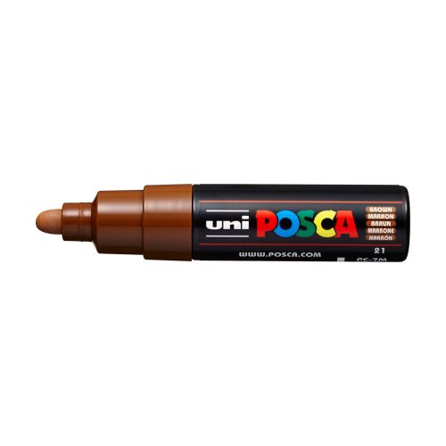 Posca popisovač PC-7M, 4,5 - 5,5 mm, hnědá (21)