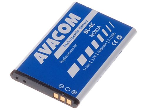 AVACOM baterie do mobilu Nokia 6300 Li-Ion 3,7V 900mAh  (náhrada BL-4C)