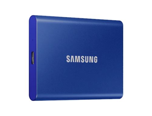 Samsung T7/500GB/SSD/Externí/2.5"/Modrá/3R