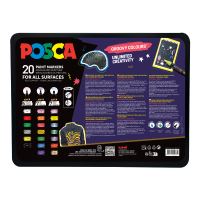 Popisovač POSCA SADA 20 ks PC-1M/PC-3M/PC-5M, PC-1M: 6 ks, PC-3M: 7 ks, PC-5M: 7 ks (1)