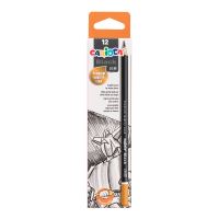 Carioca trojhranná tužka Black, 0/2B, 12 ks (1)