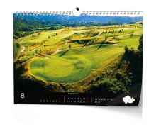 Nástěnný kalendář - Golf - české resorty (1)