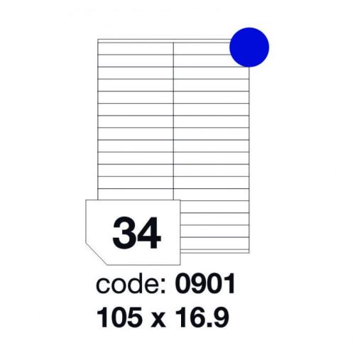 Etikety 105x16,9 34 etiket arch/100 archů