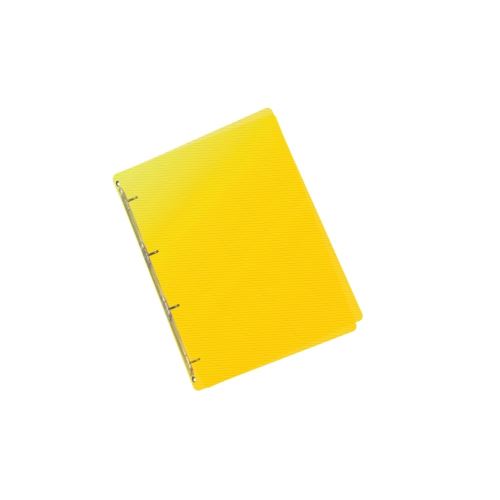 Pořadač PP A4 4kr. Lines žlutá