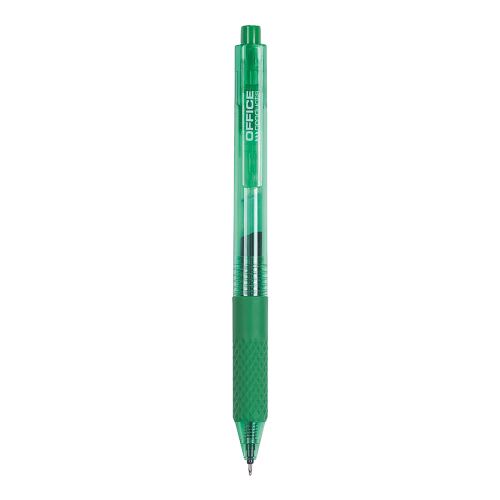 Office Products gelový roller, 0,25 mm, zelený