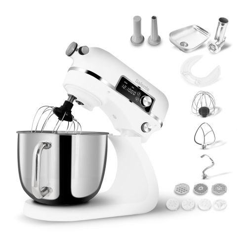 Salente DigiChef+, kuchyňský robot, mísa 6 litrů, celokovový, masomlýnek, digitální disple