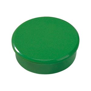 Magnet 13 mm zelený zalitý v plastu