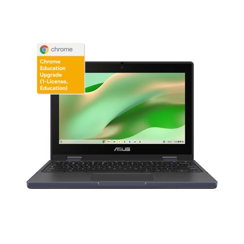 ASUS Chromebook CR11 Flip/CR1102F/N100/11,6"/1366x768/T/4GB/64GB eMMC/UHD/Chrome EDU/Gray/