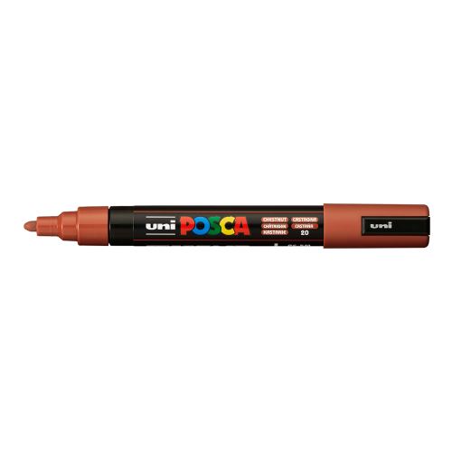 Posca popisovač PC-5M, 1,8 - 2,5 mm, kaštanová (20)