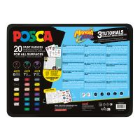 Posca sada popisovačů PC-1M/PC-3M/PC-5M, Manga Hero, PC-1M: 6 ks, PC-3M: 7 ks, PC-5M: 7 ks (1)
