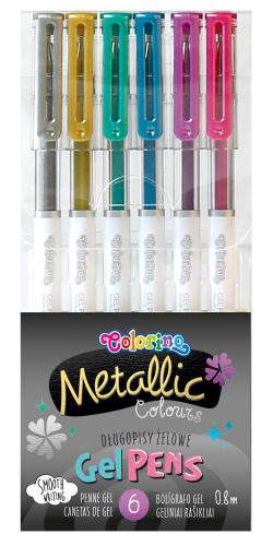 Gelové rollery metalické, transparentní, 6 barev COLORINO
_2