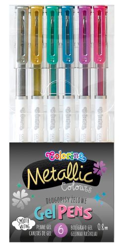 Gelové rollery metalické, transparentní, 6 barev COLORINO
_2
