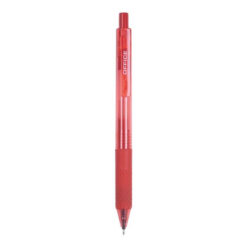 Office Products gelový roller, 0,25 mm, červený