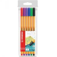 Stabilo liner 0,4mm POINT 88 sada 6 ks