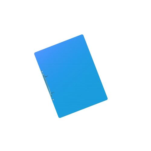 Pořadač PP A4 2kr. Lines modrá