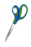 Spoko nůžky kancelářské - Comfort, 21 cm, asymetrické, zeleno-modré (3)