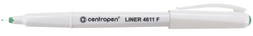 Liner 4611 F zelený plast. hrot 0,3 mm 