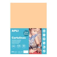 APLI barevný papír, A4, 170 g, losos