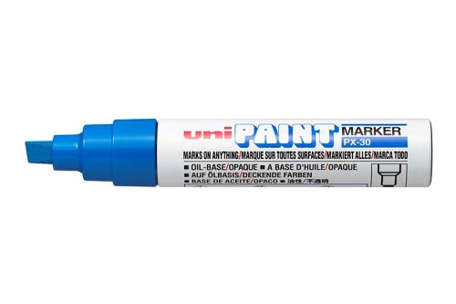 Popisovač UNI PX-30 PAINT Bold 4,0-8,5 modrý