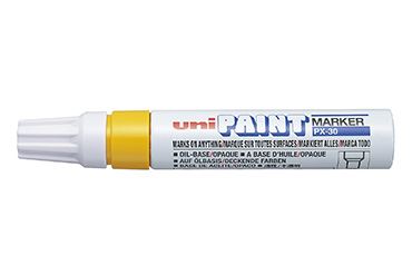 Popisovač UNI PX-30 PAINT Bold 4,0-8,5 žlutý