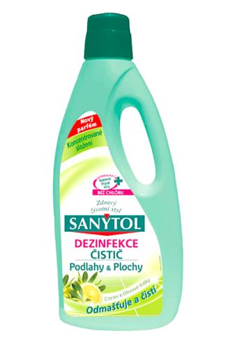Sanytol dezinfekce čistič na podlahy 1000 ml. citrón