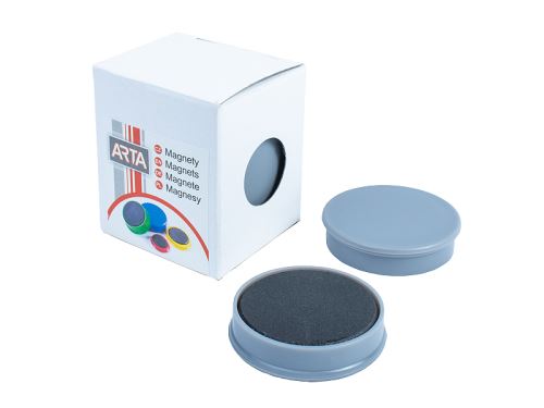 Magnet 40 mm šedý zalitý v plastu