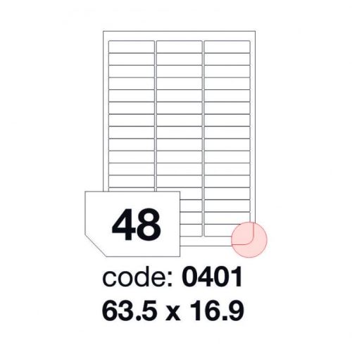 etikety 63,5x16,9 48 etiket arch/100 archů