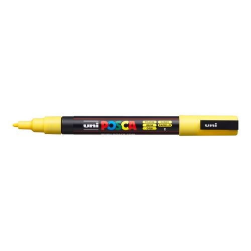 Posca popisovač PC-3M, 0,9 - 1,3 mm, žlutá (2)