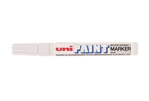 Popisovač UNI PX-20 PAINT Medium  2,2-2,8 mm bílý