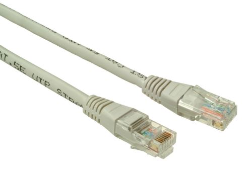 SOLARIX patch kabel CAT6 UTP PVC 3m šedý non-snag proof
