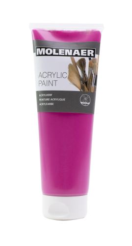 Akrylová barva MOLENAER 250 ml  purpurová