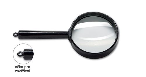 Lupa 60 mm průměr, plastová obruba