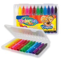 Colorino barvy na obličej, pouzdro, v násadce, 12 barev (2)