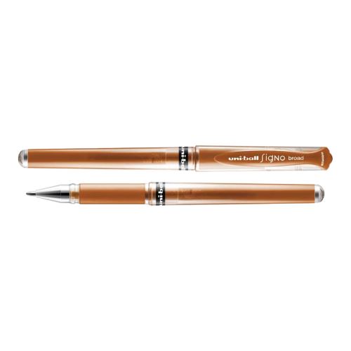UNI SIGNO gelový roller UM-153, 1,0 mm, metalicky bronzový