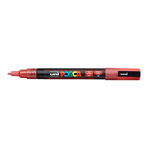 Posca popisovač PC-3ML, 0,9 - 1,3 mm, třpytivě červená (L15)