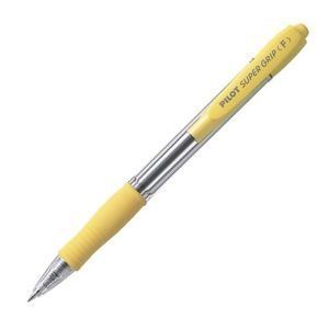 Kuličkové pero Pilot Super Grip F žluté hrot 0,7 stopa 0,27 mm