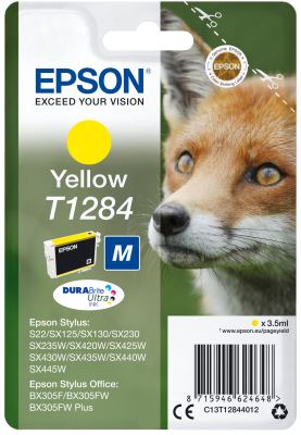 Yellow Ink Cartridge  (T1284), originál