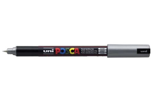 Popisovač POSCA PC-1MR akrylový , 0,7 mm, stříbrný (26) ultratenký_2